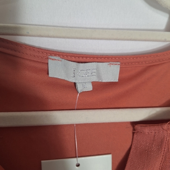 J Gee Cottagagecore Maxi Dress Lace Trim Short Sleeve Wedding Western Medium - Picture 2 of 13